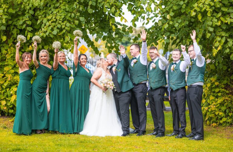 Groom seeing the bride for the first time on their wedding day – JOD Photography