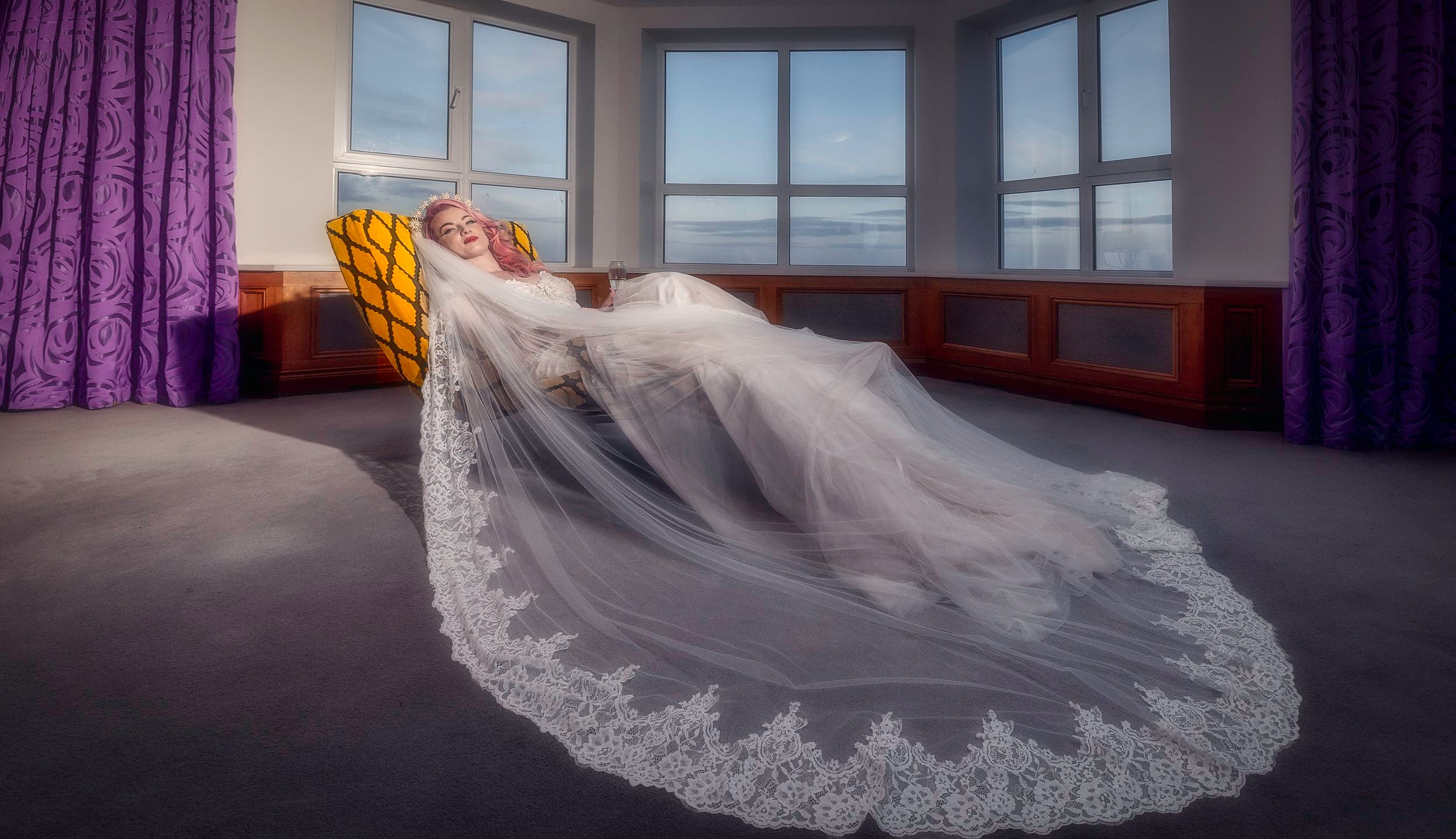 Bride and groom enjoying a quiet moment along the beach at Garryvoe Hotel, Cork – JOD Photography