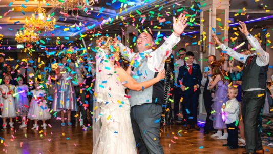 Bride and groom sharing a romantic moment at Vienna Woods Hotel, Cork – JOD Photography