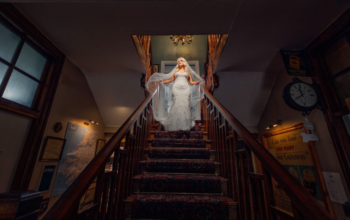 Bride and groom walking together after ceremony – JOD Photography