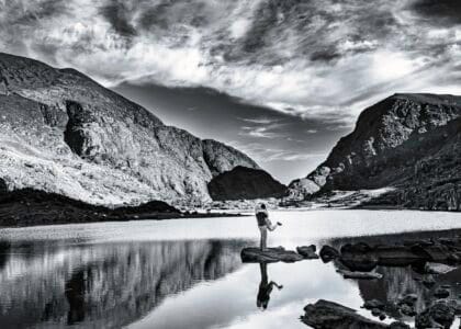 Couple at the Gap Of Dunloe a surprise proposal Co Kerry - JOD'Photography
