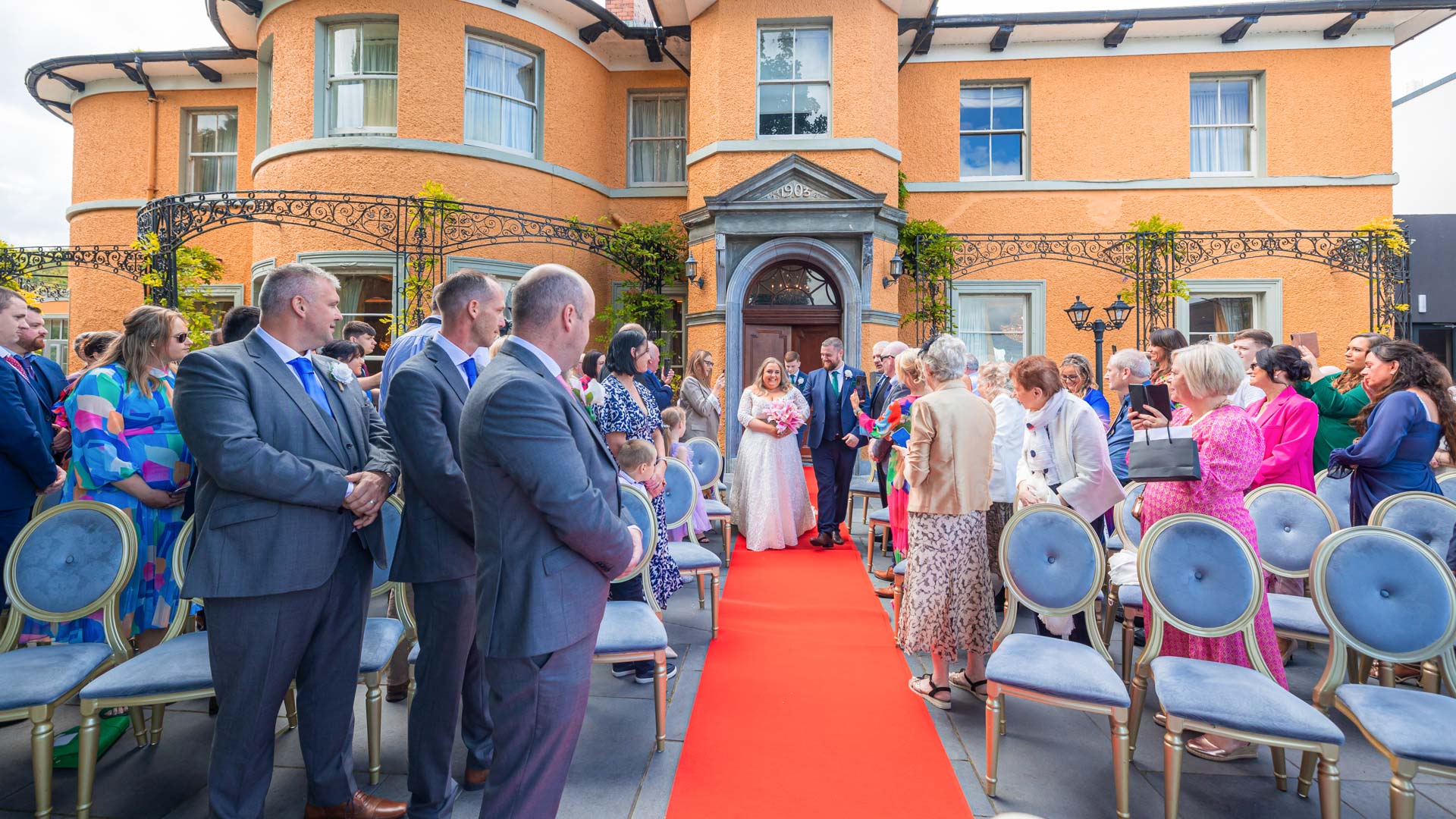 Groom admiring his bride in a quiet moment by the cliffs of Killarney, JOD'Photography