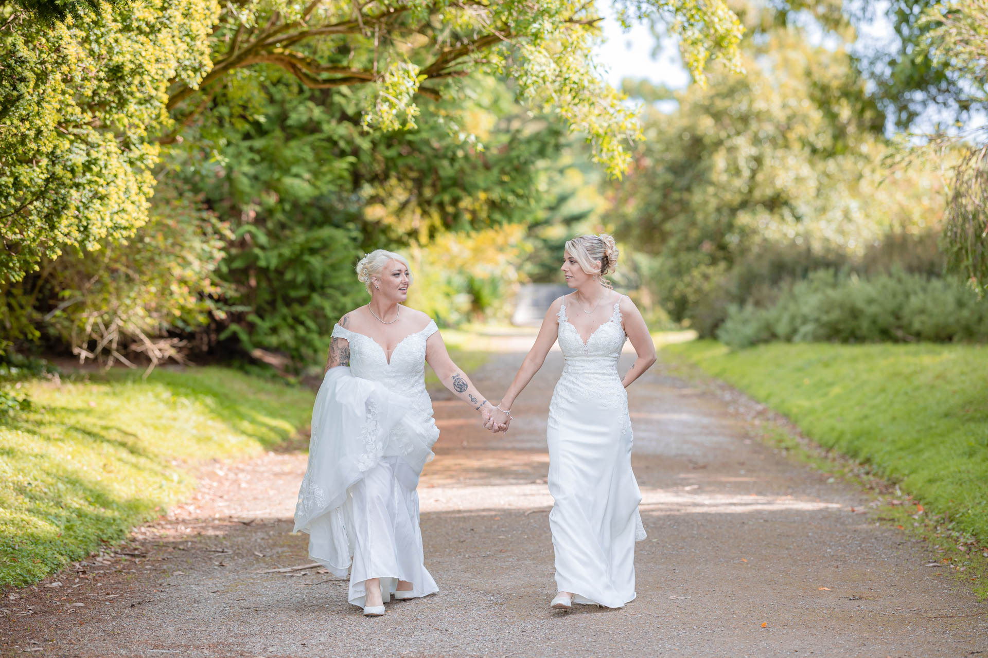 Groom smiling at his bride during their ceremony at Ballyseedy Castle, Kerry, JOD'Photography