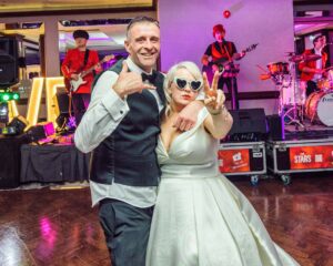 Groomsmen laughing at the ceremony in Limerick Wedding Venue-JOD'Photography