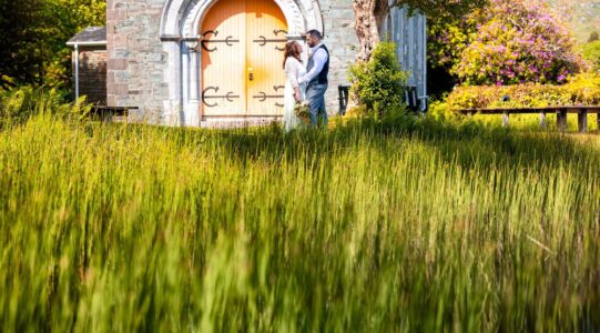 couple eloping on west cork coastline with natural light and ocean views – JOD Photography