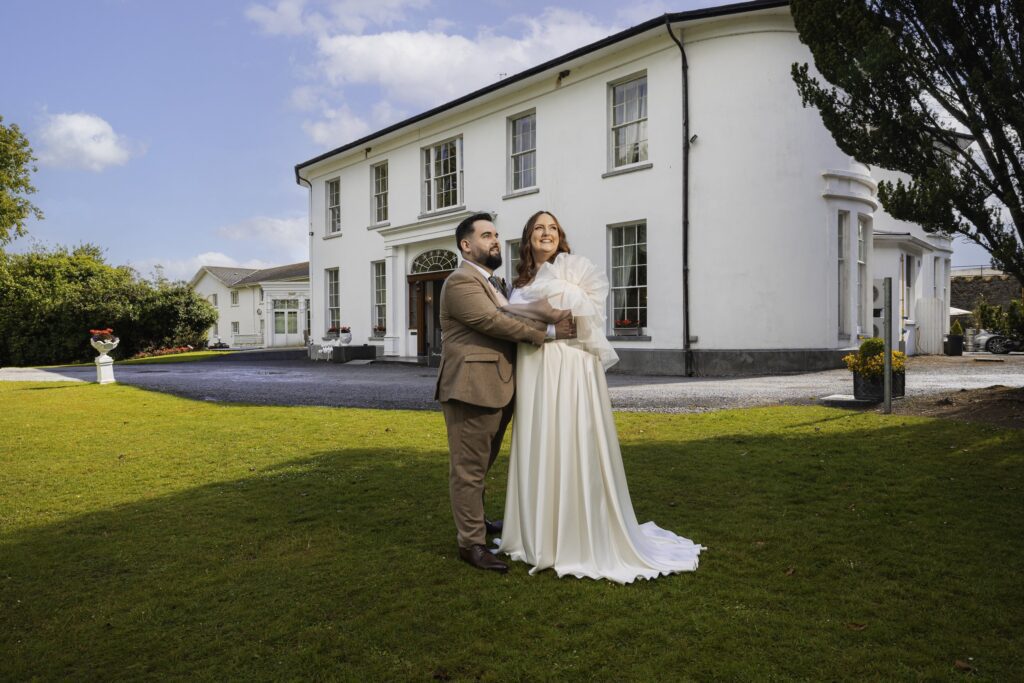 The unique floral arch at Ken & Nicole's Springfort Hall wedding, JOD Photography