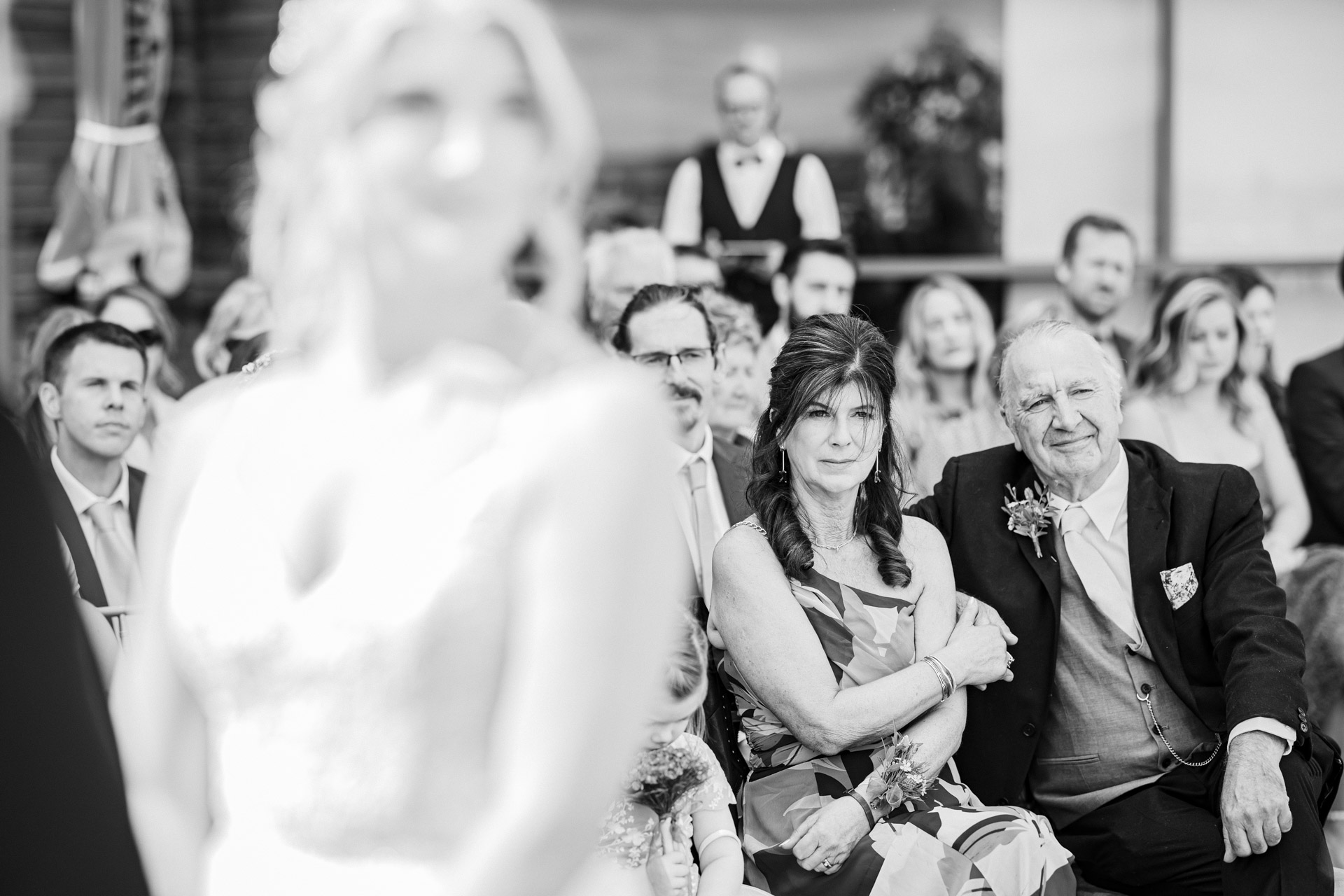 Wedding party posing under the trees in Gougane Barra, Cork, JOD'Photography