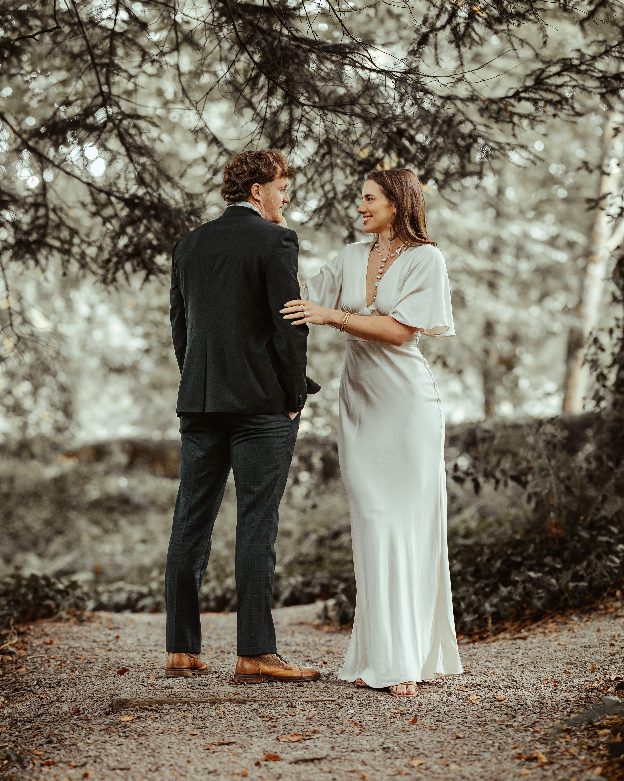 Candid laughter at Killarney National Park wedding, shot by Best Wedding Photographer Cork & Kerry 2025, James O’Driscoll