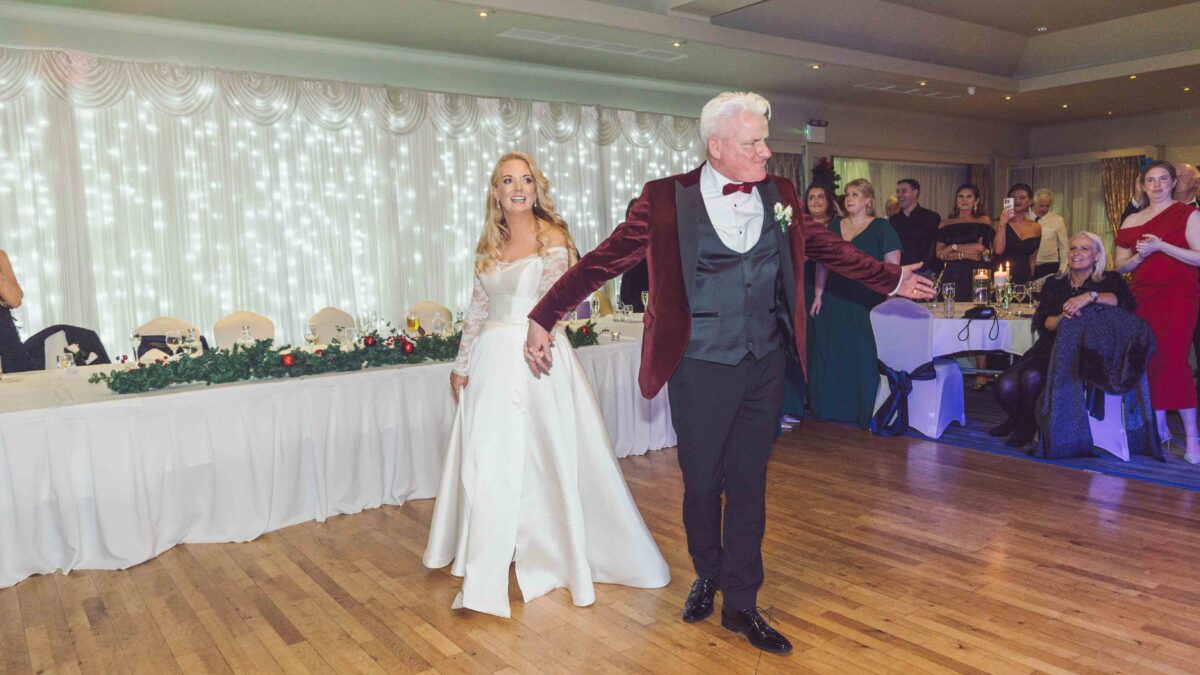Romantic first dance captured at Actons Hotel – Newlyweds embracing their moment JOD'Photography