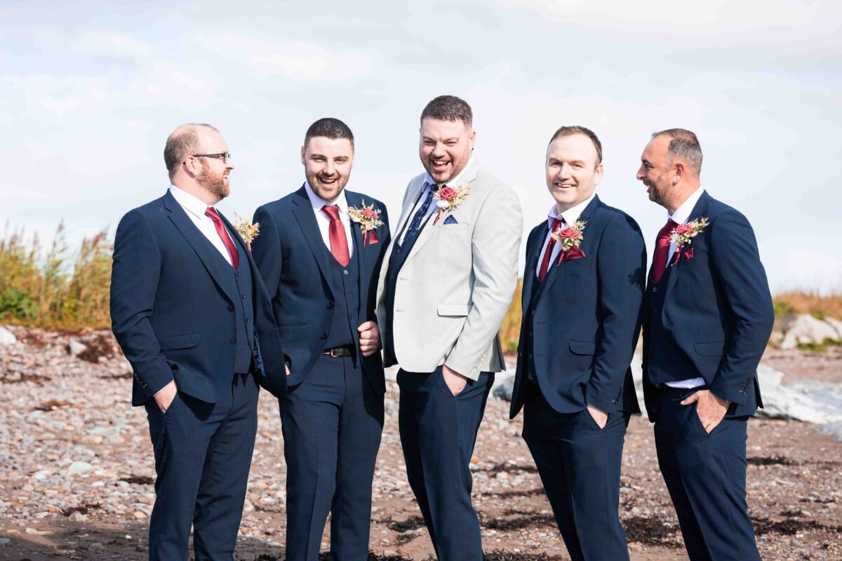 Bride and groom share emotional moments at Kenmare Bay - JOD'Photography