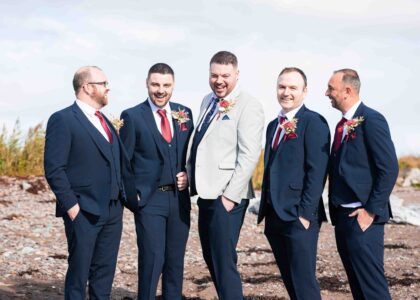Bride and groom share emotional moments at Kenmare Bay - JOD'Photography