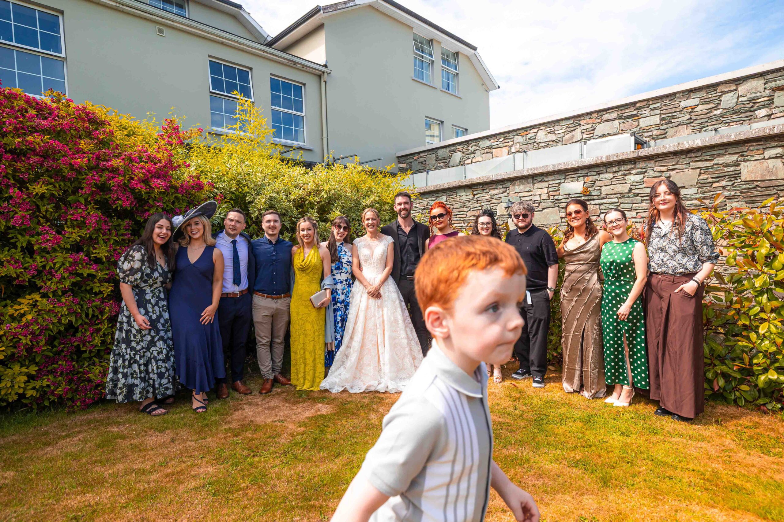 Family gathering before ceremony at Muckross Hotel – JOD'Photography