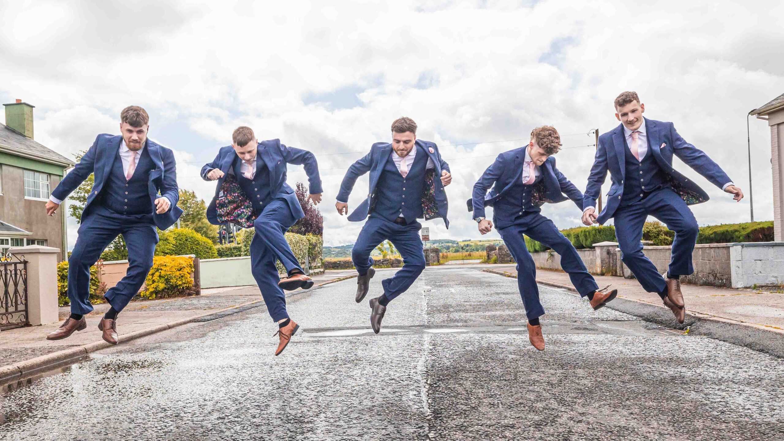 Groomsmen having a laugh before the ceremony JODPhotography