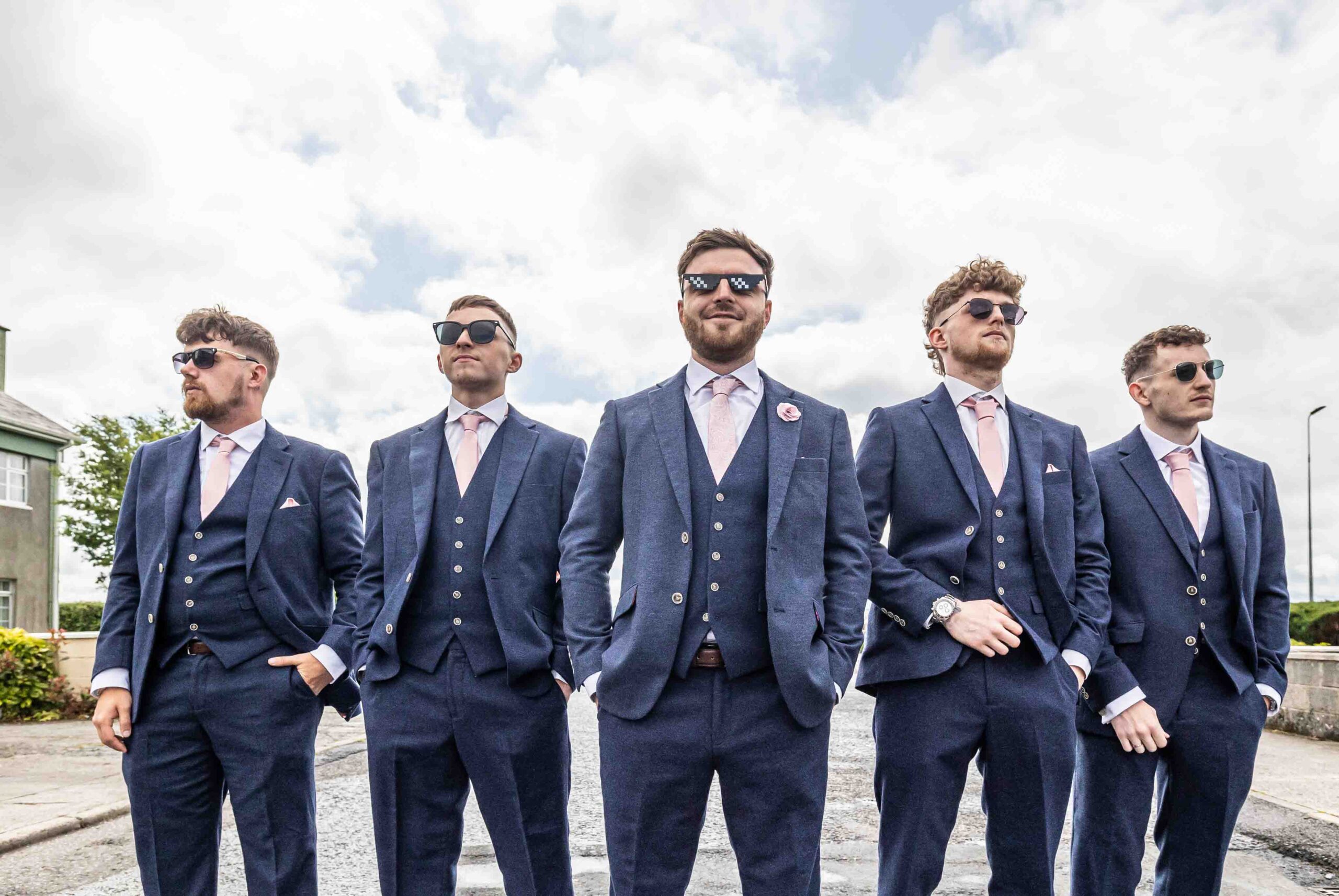 Groomsmen having a laugh before the ceremony JODPhotography