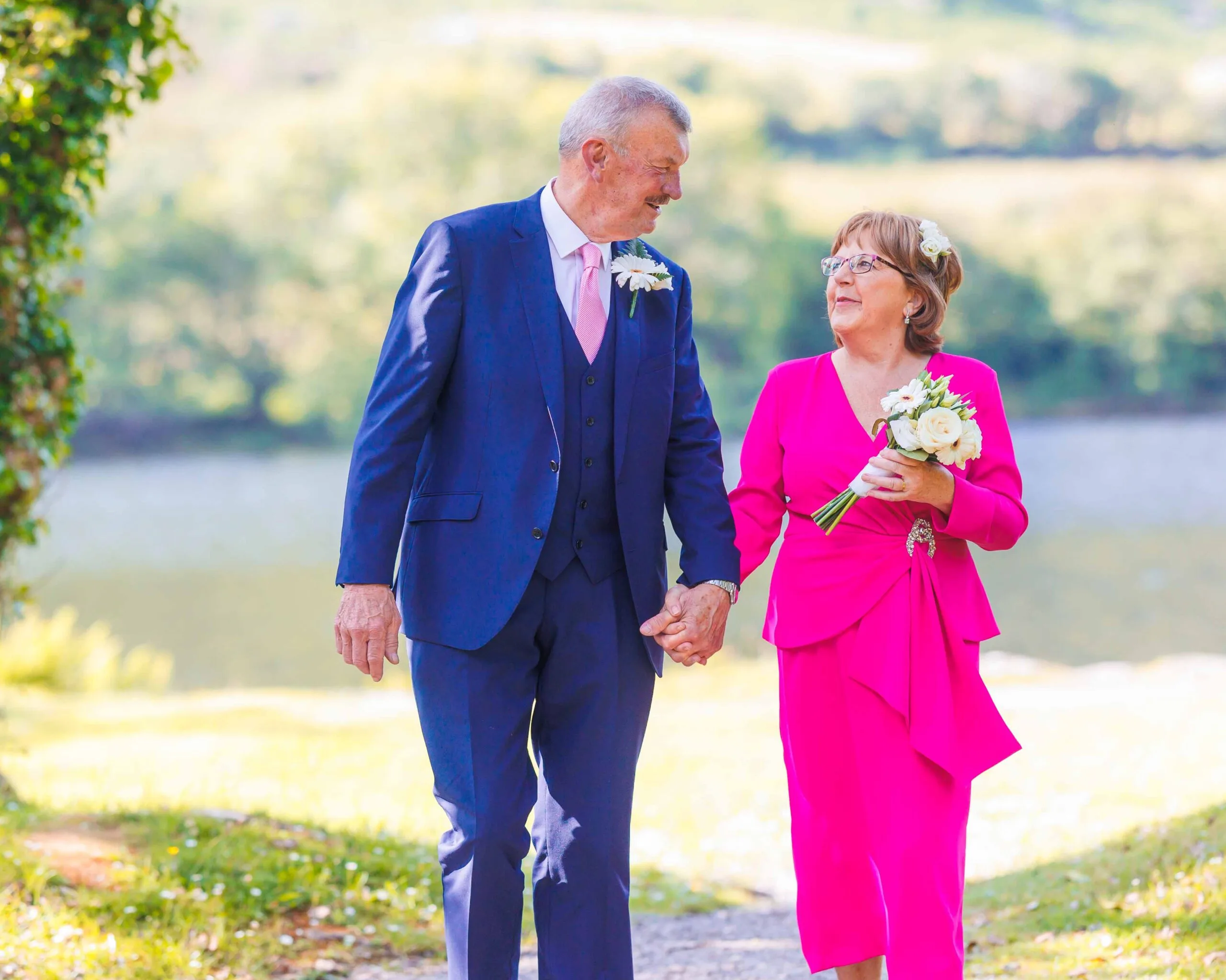 Bride and groom exchanging vows in a quiet moment – JOD'Photography