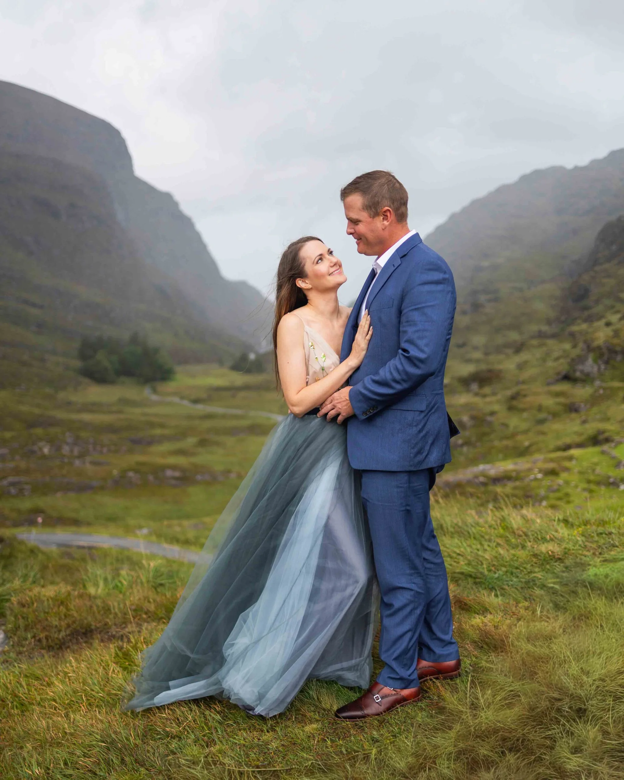 Bride and groom in the Black Valley, Kerry wedding photographer — JOD Photography