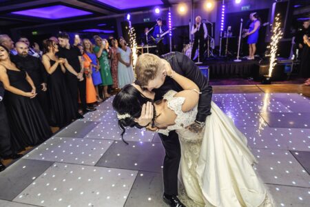 Intimate wedding ceremony at Sheen Falls Lodge overlooking Kenmare Bay — JOD Photography