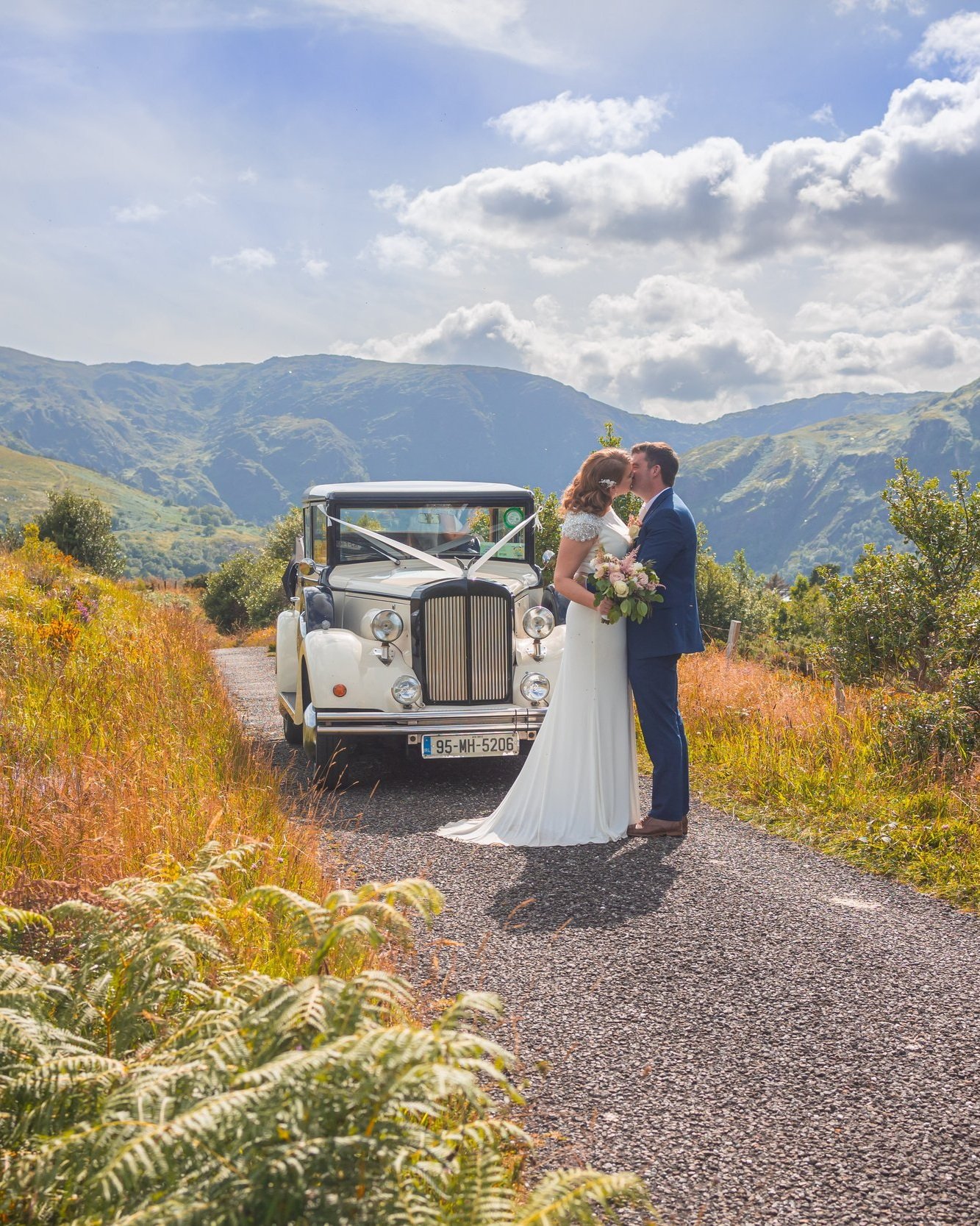 Intimate wedding moment captured in natural Irish countryside light — JOD Photography