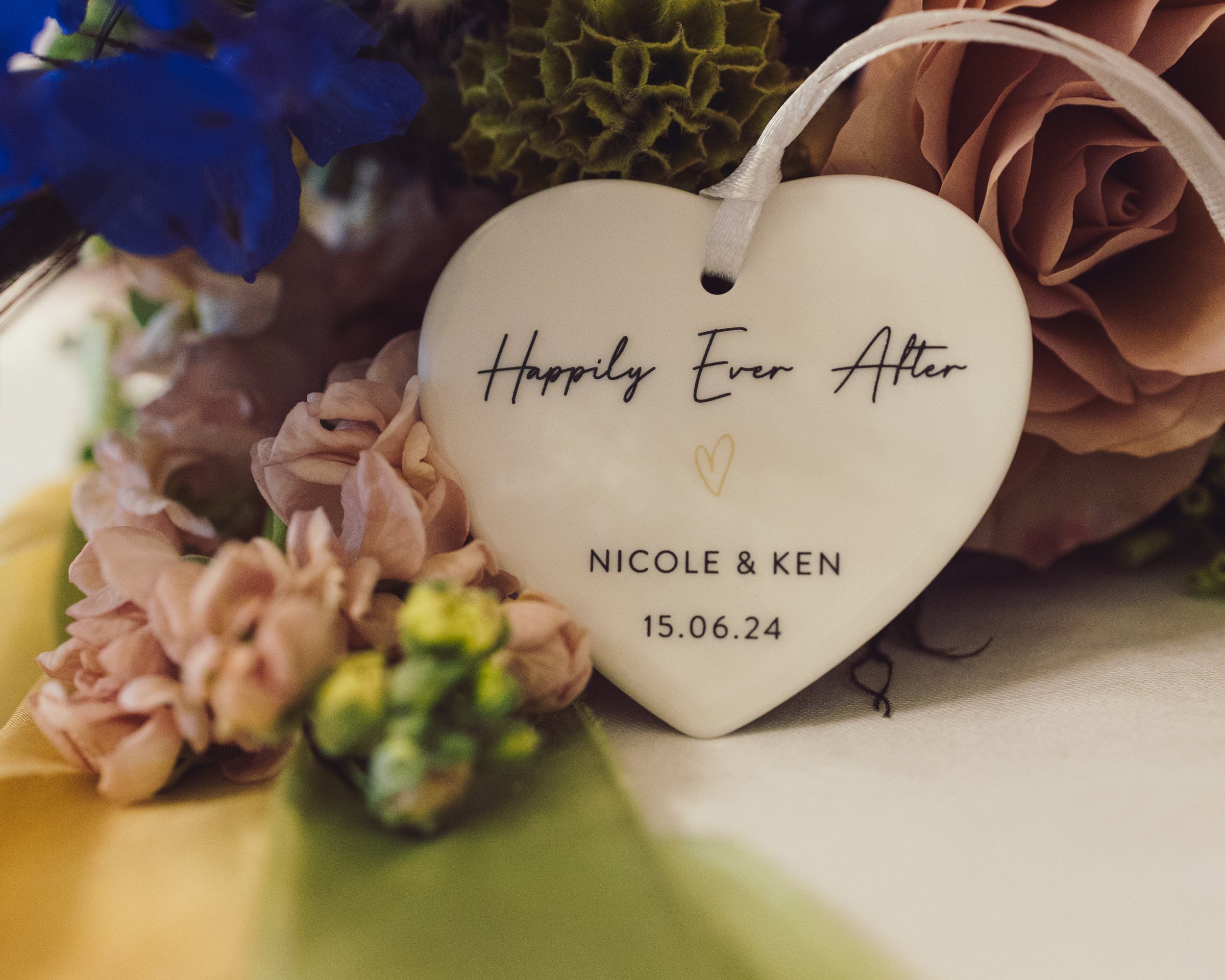 Couple exchanging vows at Sea Church Ballycotton — JOD Photography