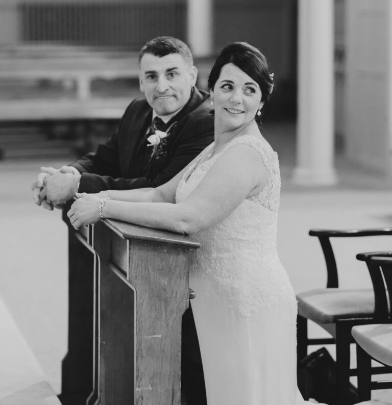 Orla and Paul dancing at their Celtic Ross Hotel wedding reception – JOD’Photography