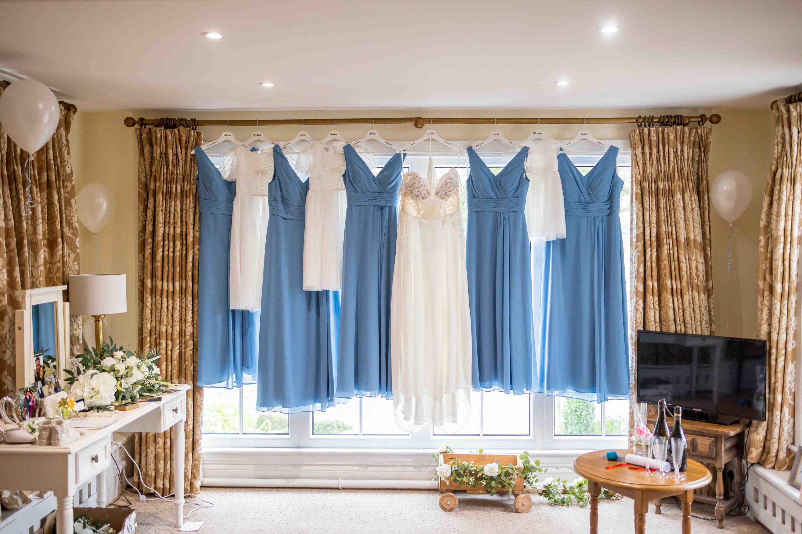 Wedding dress flowing in the wind at Gougane Barra – JOD Photography