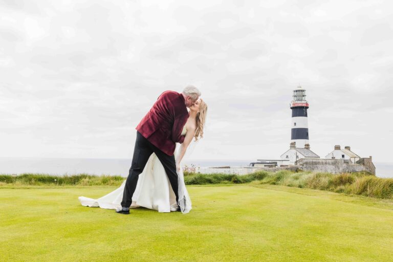 Alison & Des at Old Head Golf Course – An Adventure Session on the Cliffs, a candid moment in soft, natural light - JOD Photography