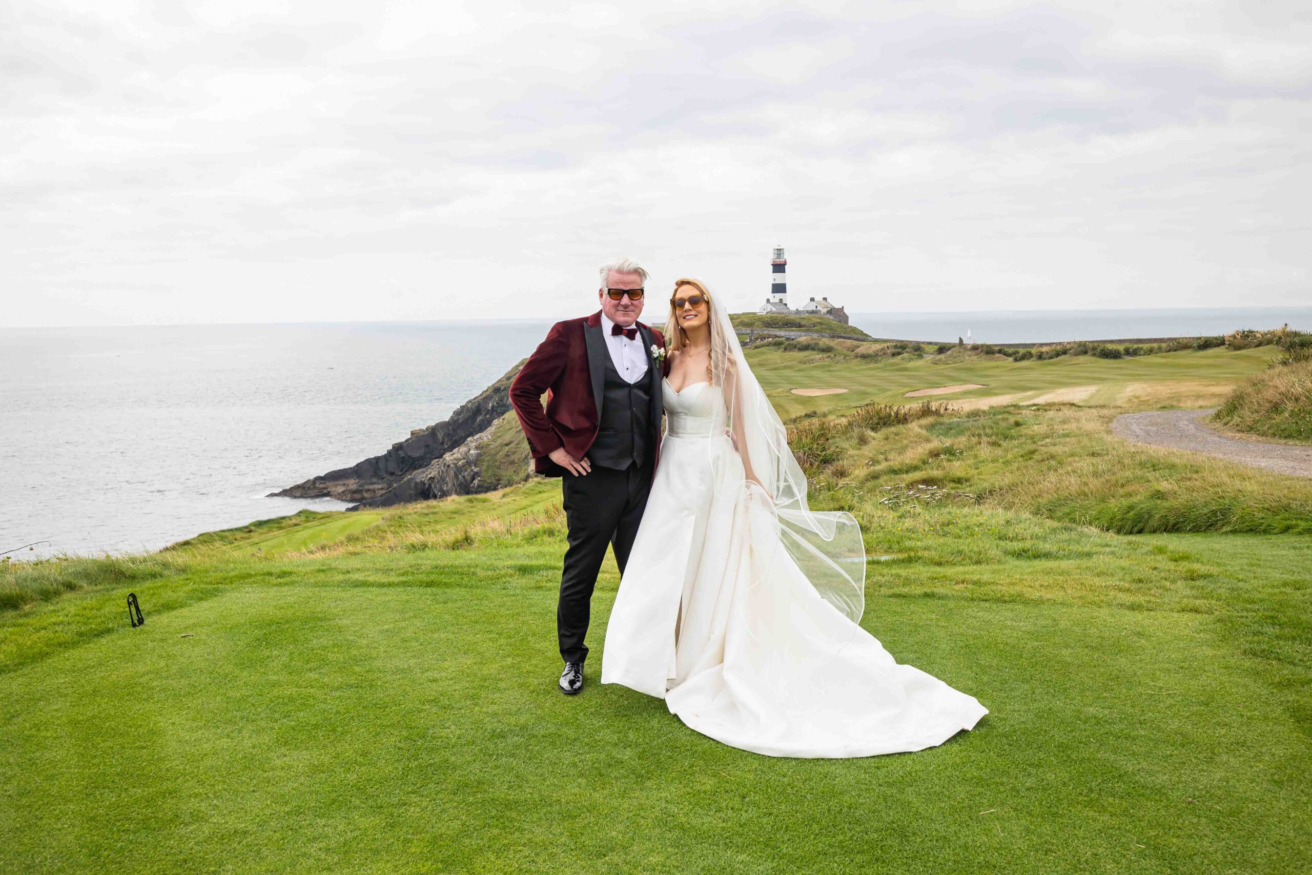 Golden hour portraits at Old Head lighthouse Kinsale – JOD Photography