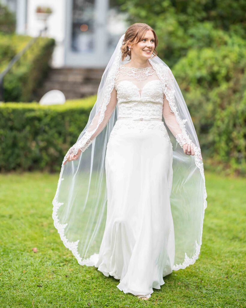 Bride and groom embrace after ceremony in Gougane Barra – JOD Photography