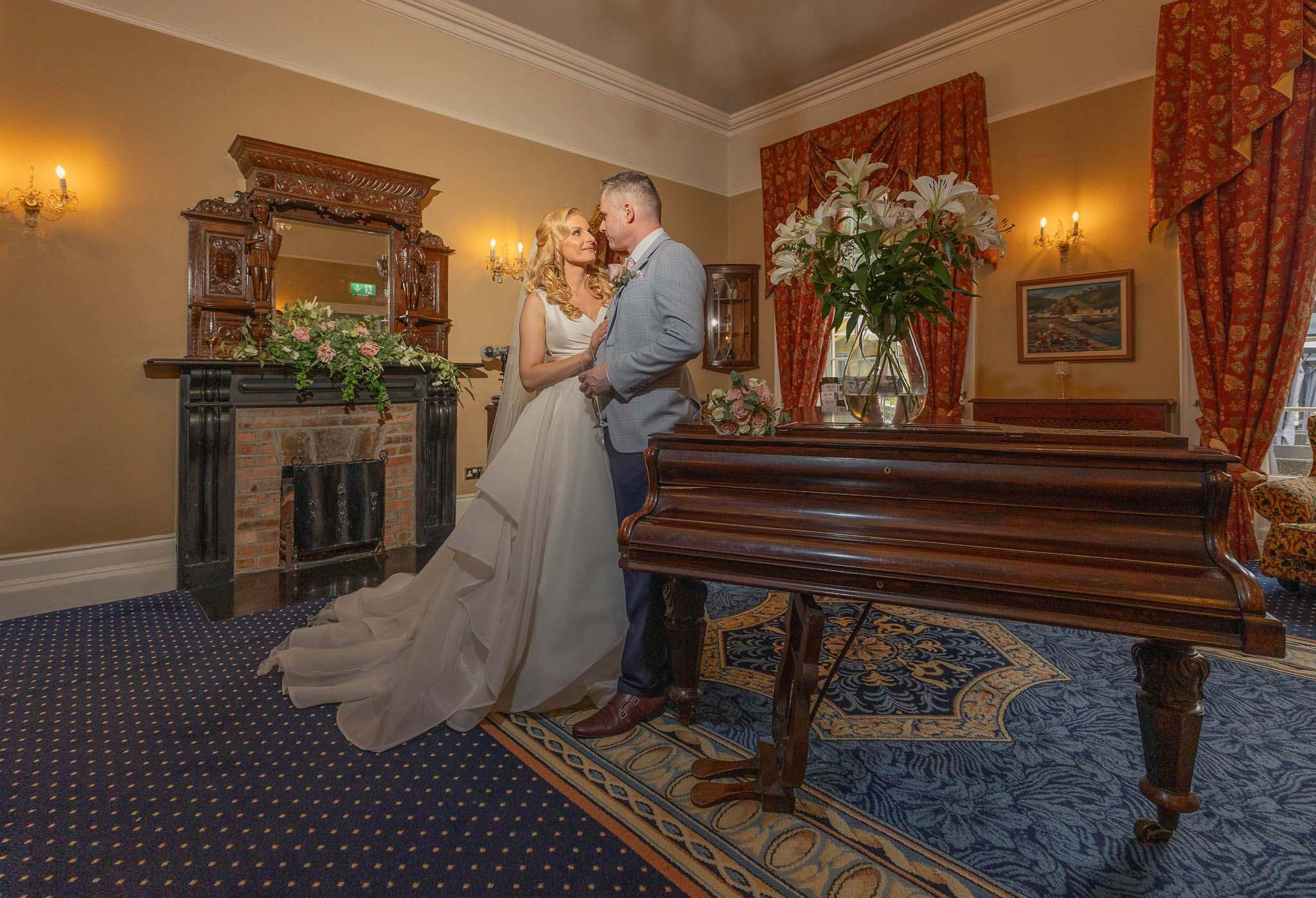 Elegant ballroom reception at Vienna Woods Hotel Cork — JOD Photography