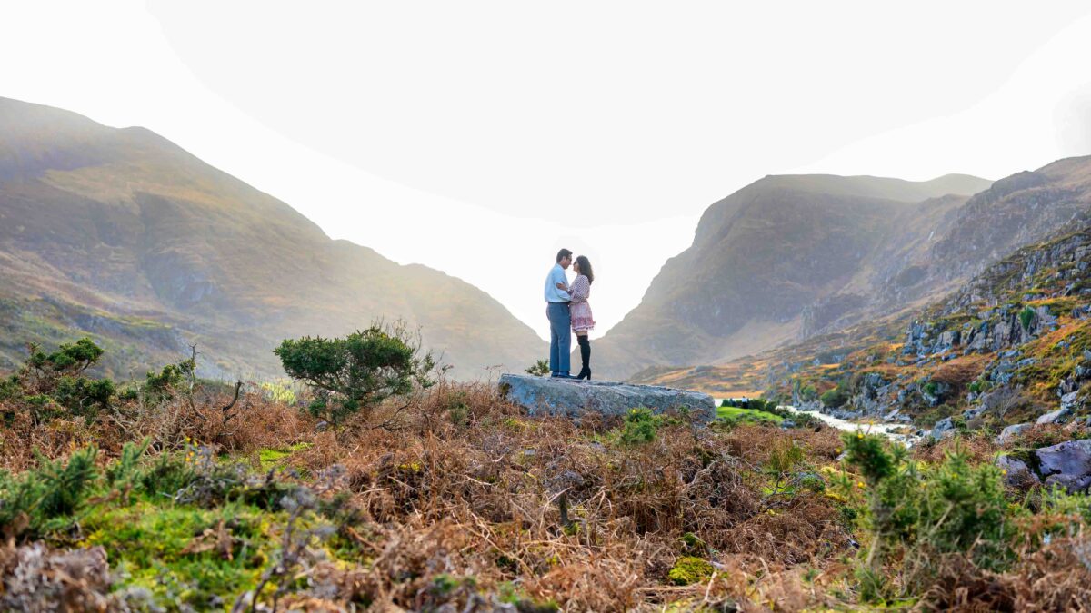 Proposal photographer Ireland capturing Vatsal and Vageesha’s emotional moment — JOD Photography