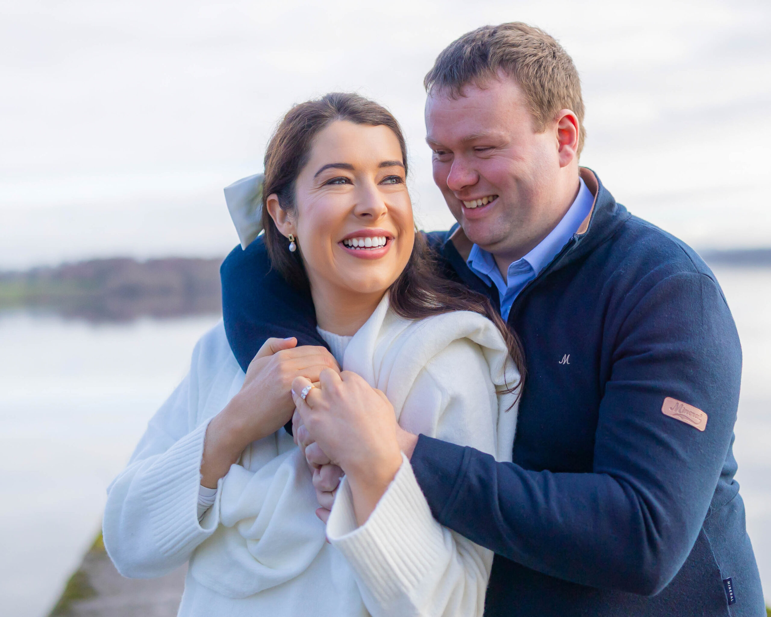 Romantic lakeside engagement session in Killarney with mountain views — JOD Photography