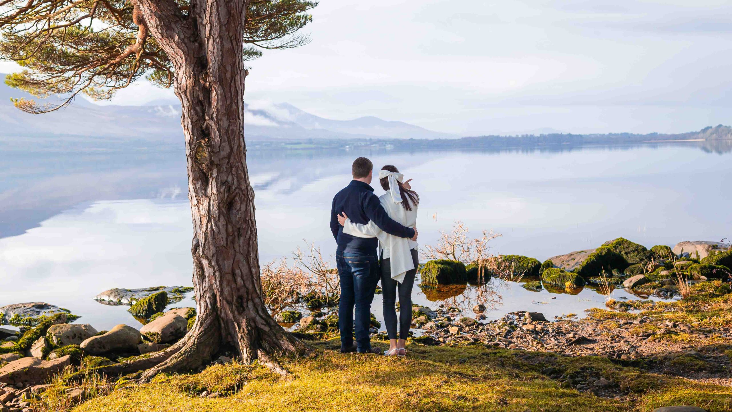 Relaxed engagement shoot in Killarney capturing genuine connection — JOD Photography