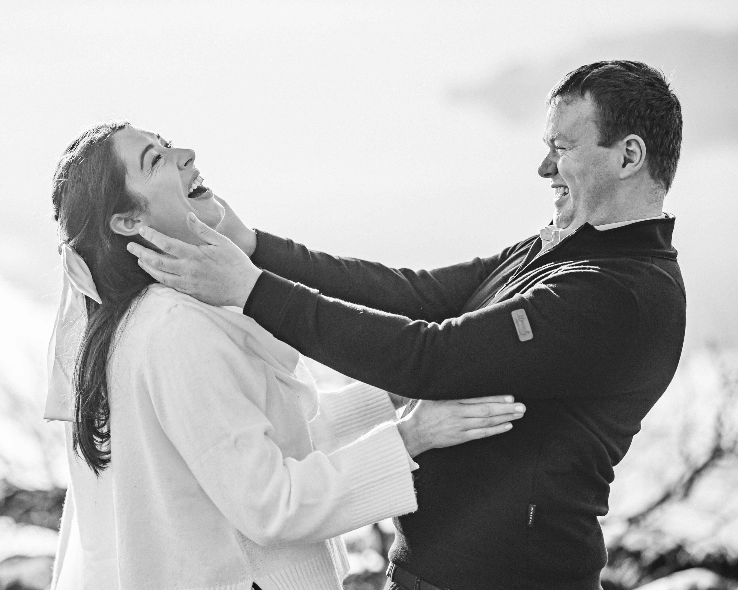 Fun and natural engagement photoshoot in Killarney National Park — JOD Photography