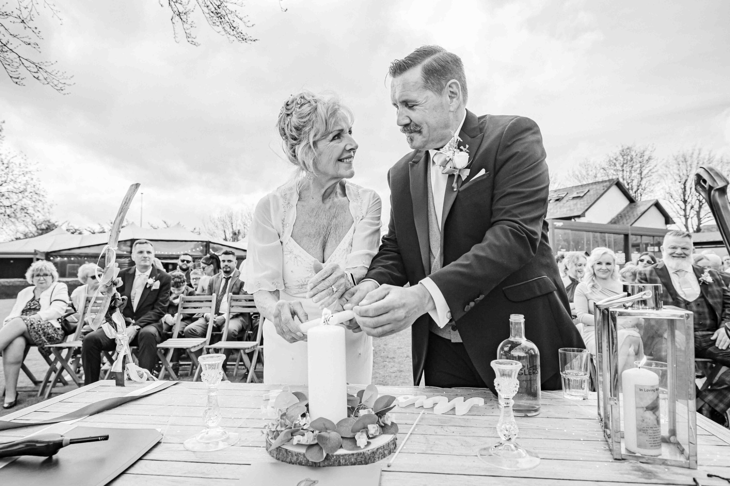cork bride smiling during ceremony – JOD Photography