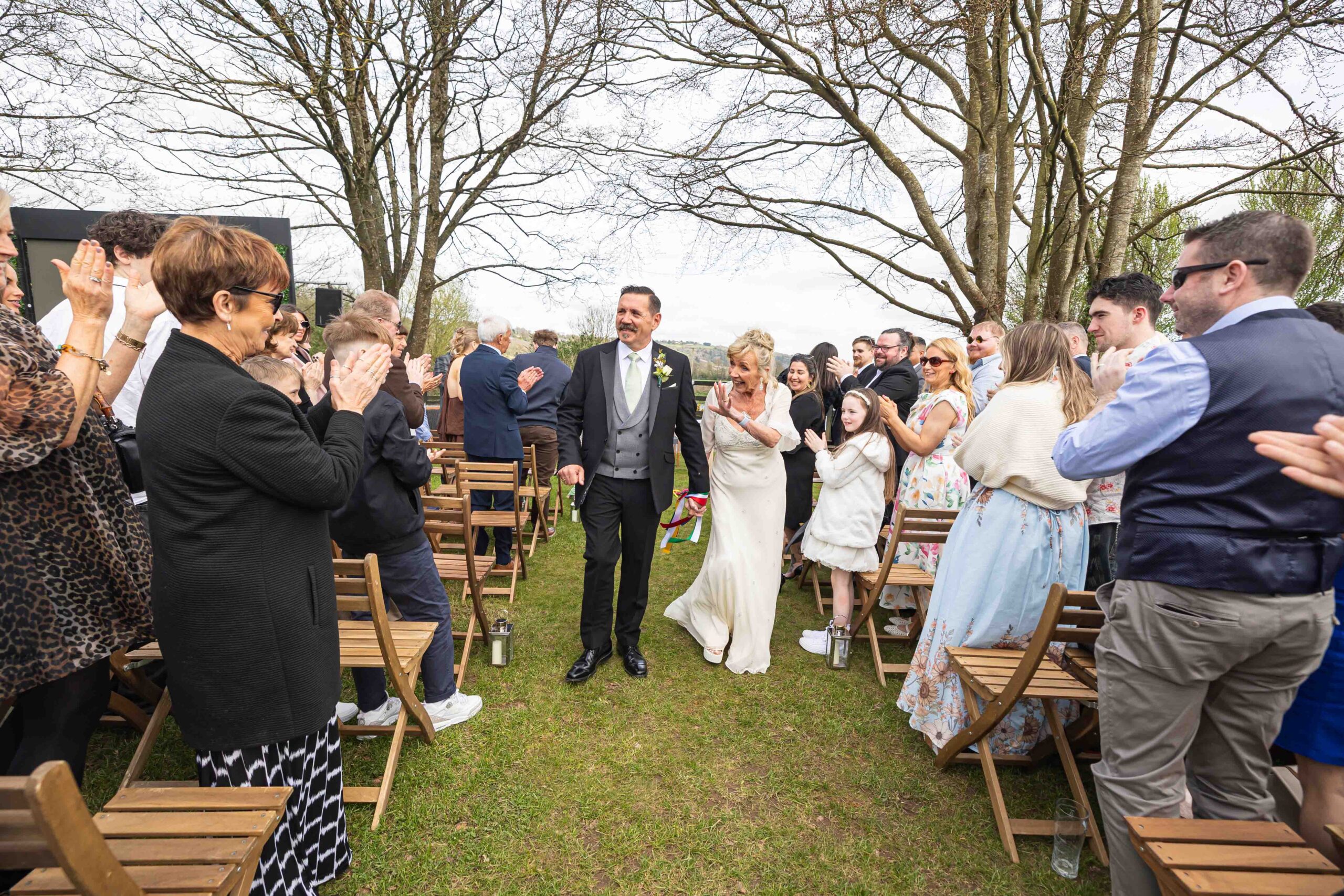 bride and groom hugging after ceremony cork – JOD Photography