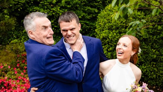 Small wedding ceremony in County Waterford