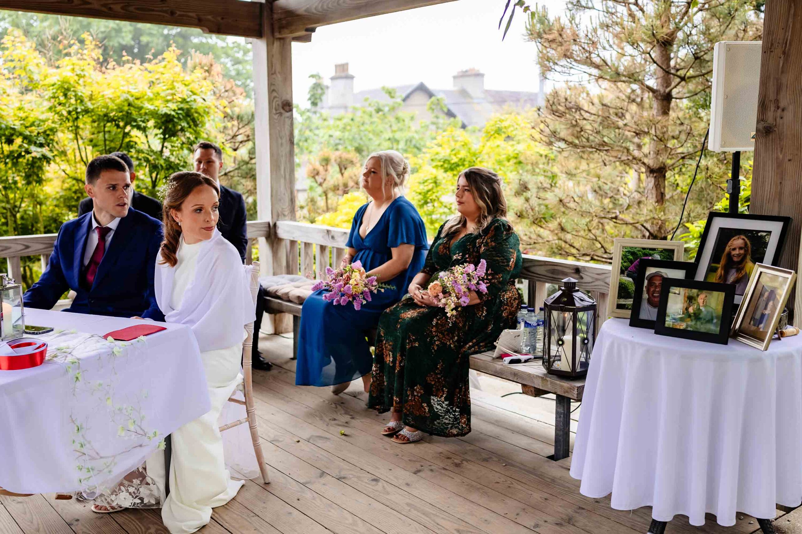 Intimate Irish wedding with emotional family moments
