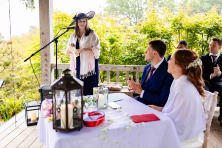 Emotional candid moments during Waterford wedding