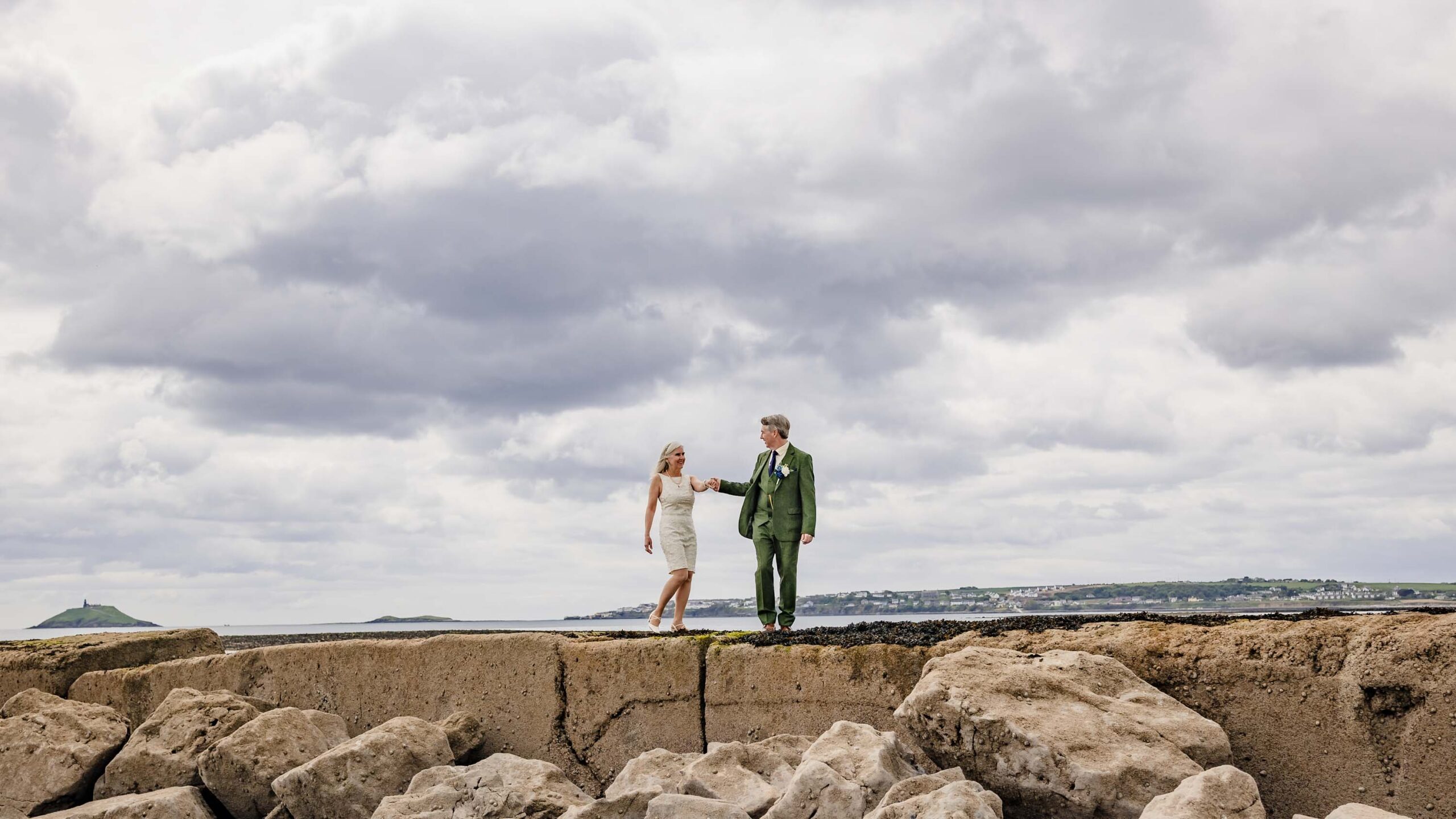 Couple renewing vows during morning Mass in East Cork church