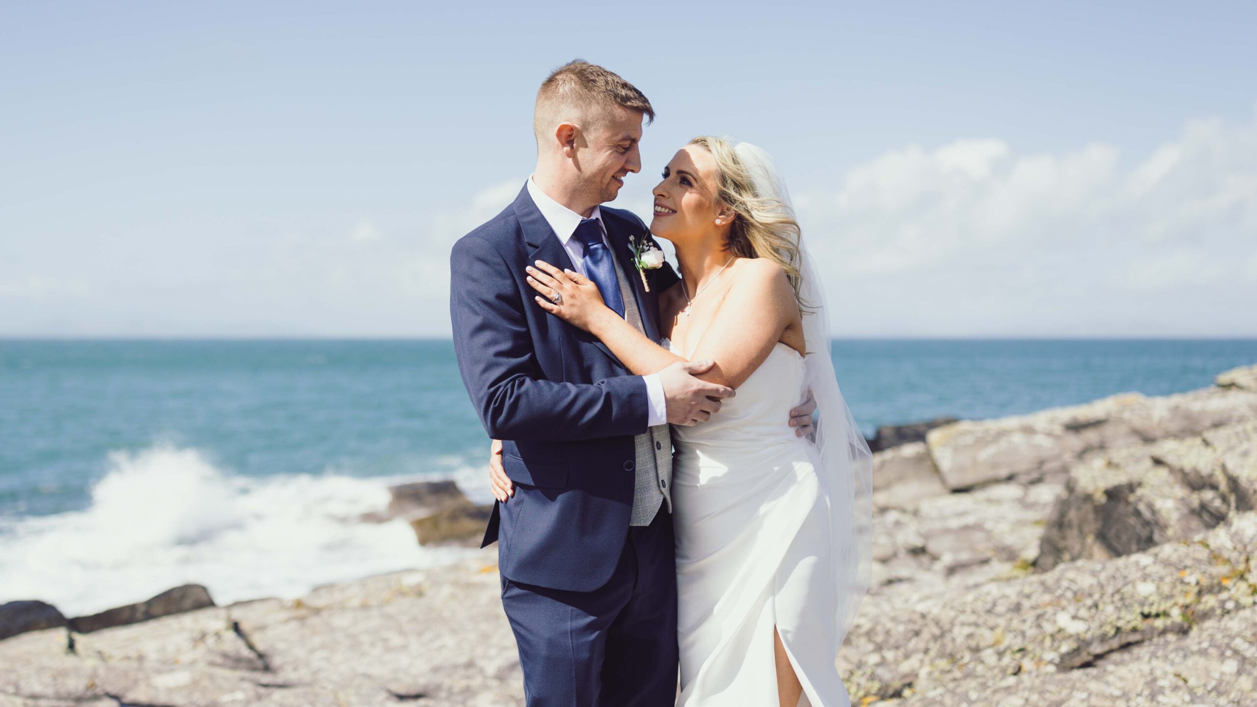 kerry wedding photographer candid coastal moment valentia island – JOD Photography