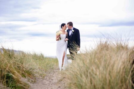 Natural wedding portraits beside the sea in Ireland – JOD Photography