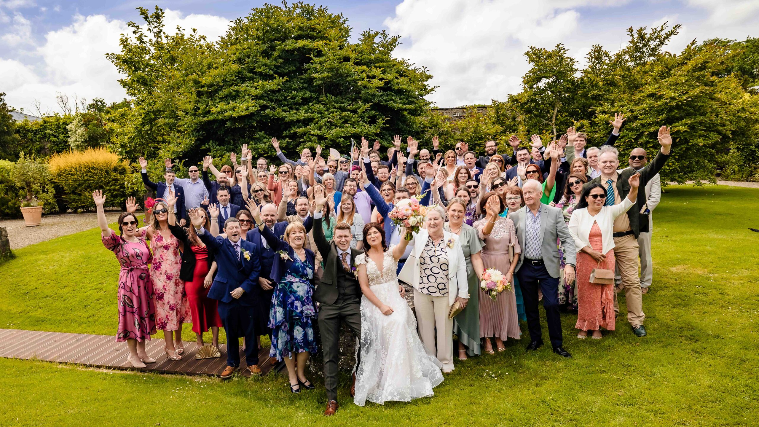 Humanist wedding ceremony at Vandeleur Gardens Clare