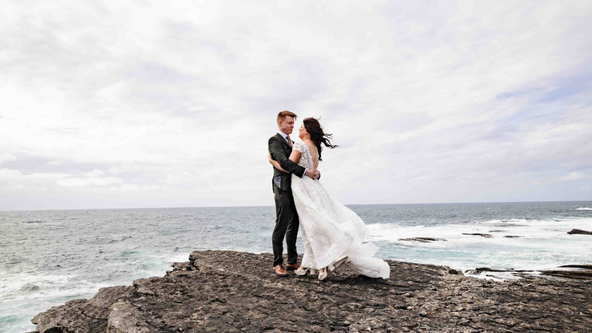 Diamond Rocks Café wedding reception in County Clare