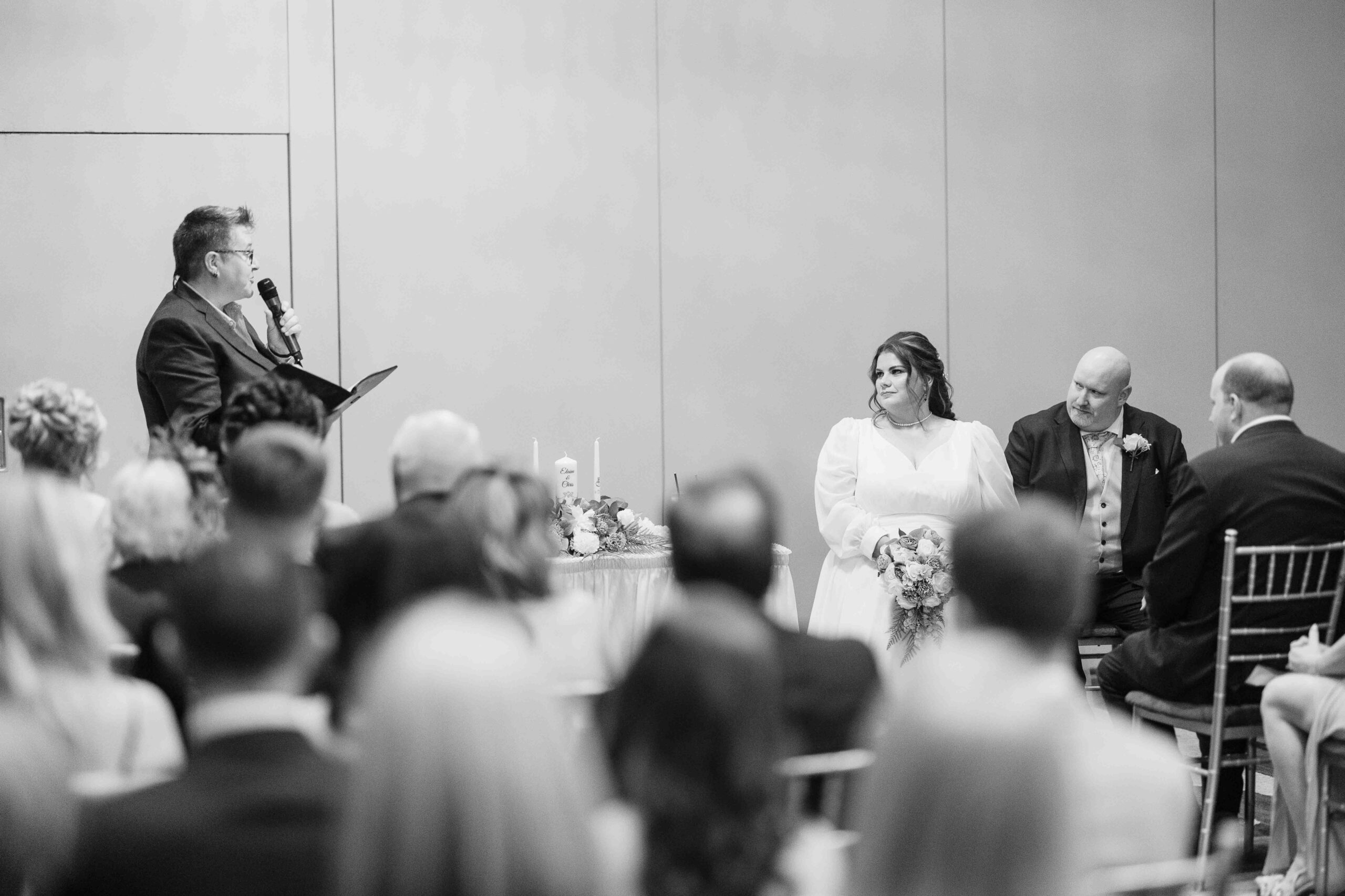 Wedding ceremony photographed by Cork wedding photographer
