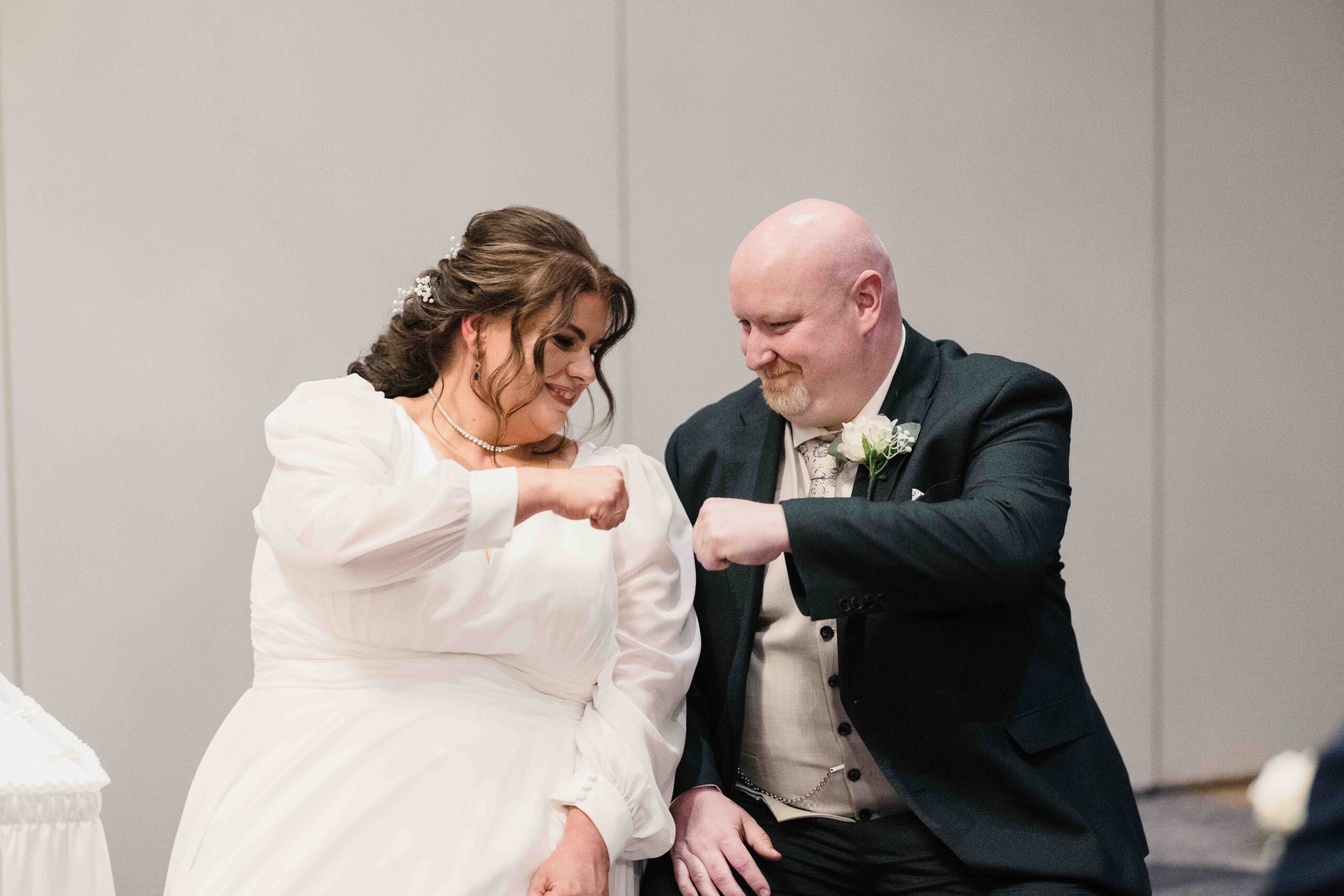 Sarah Donovan leading wedding ceremony