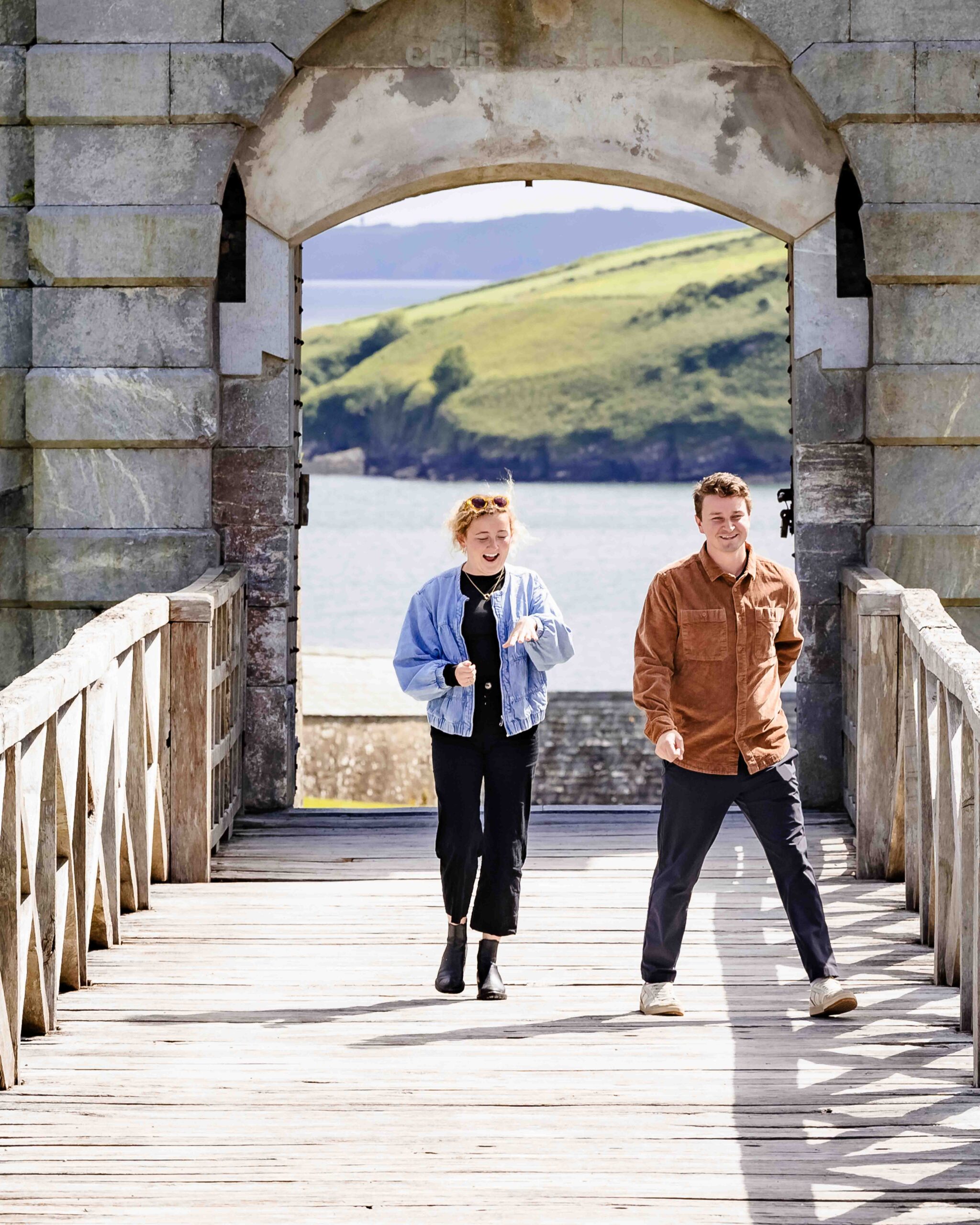 Emotional engagement moment at Charles Fort Cork