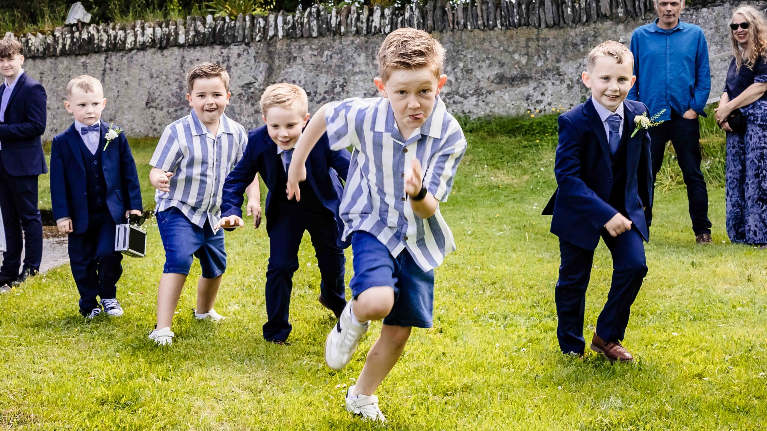 Family reactions during wedding speeches in West Cork
