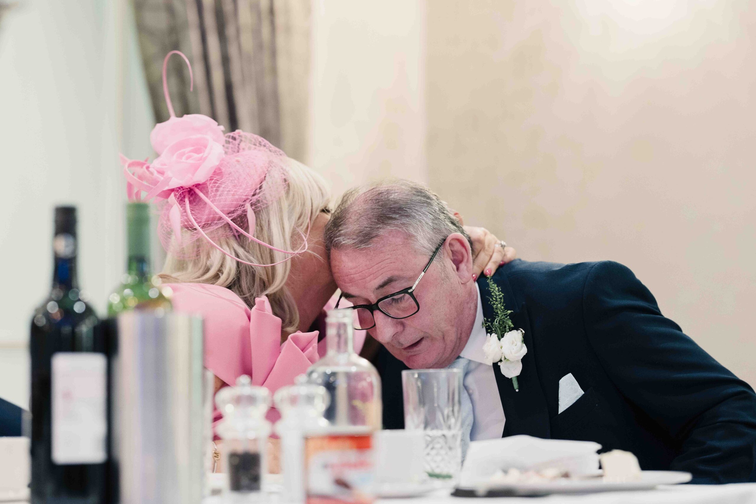 Kyra and Chris celebrating with family and friends at their West Cork wedding