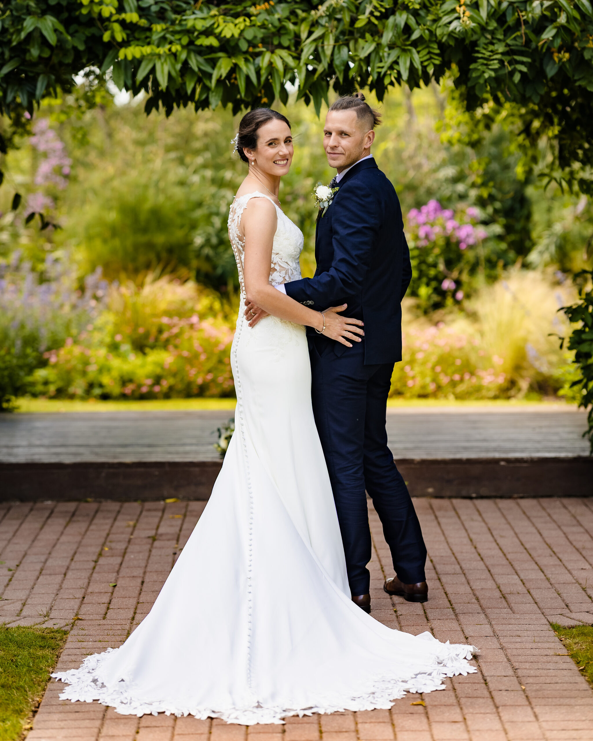 Family moments during a summer wedding at Fernhill House captured by JOD Photography