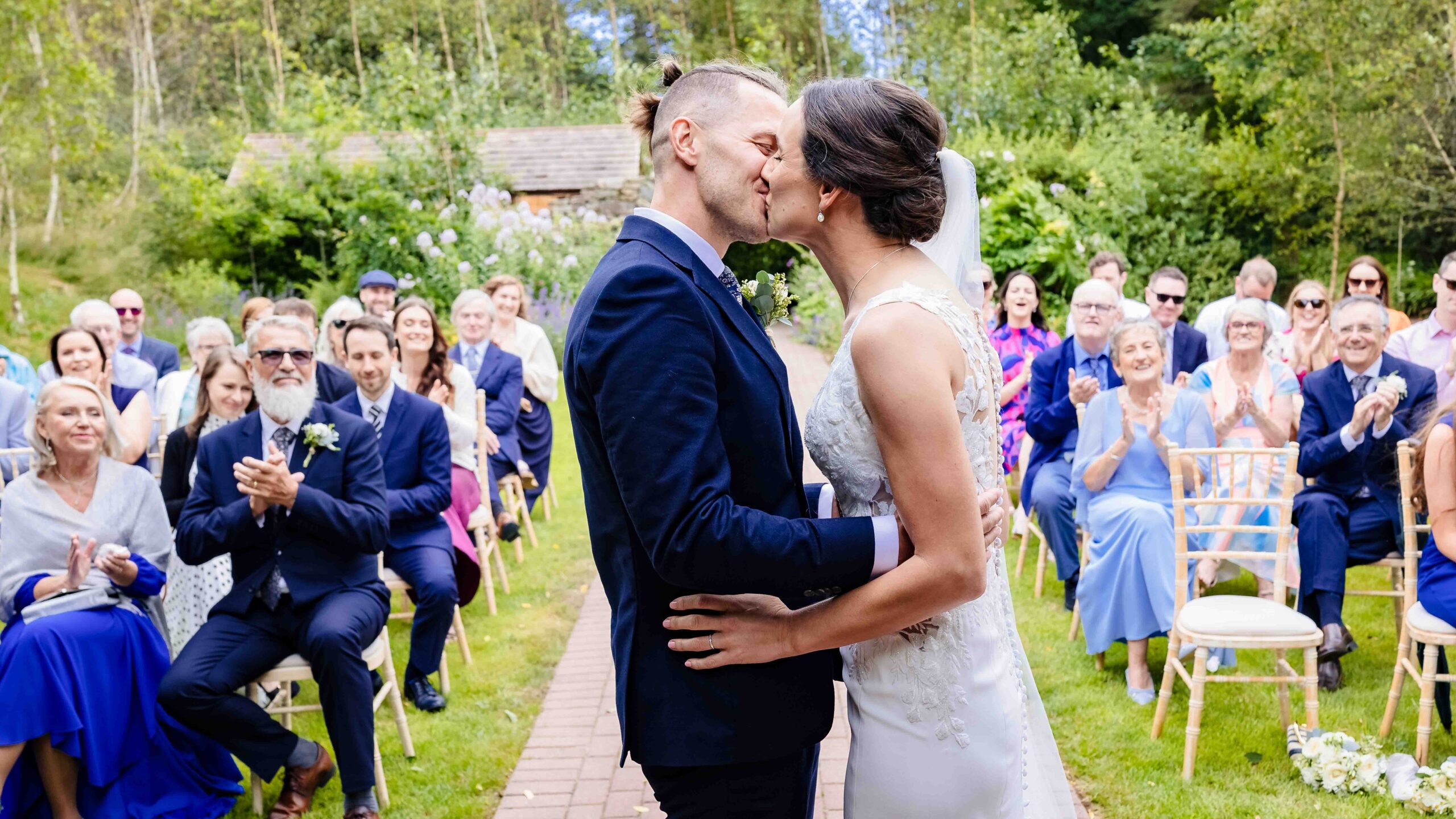 Wedding vows at Fernhill House